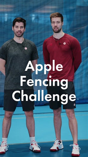 Apple Fencing Challenge: Dylan vs. Fynn