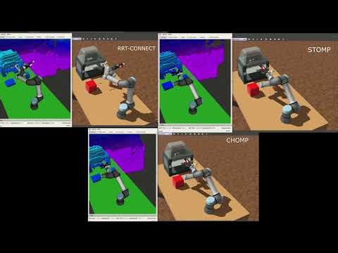 Trajectory optimization applied to motion planning of industrial manipulators