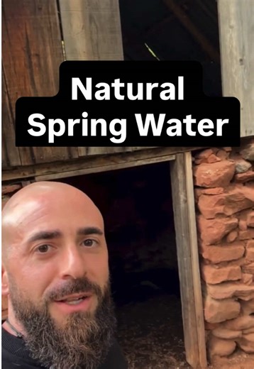 FOLLOW for more interesting facts about natural water sources and holistic living. - Most people have never heard of a spring house. - Before electricity, this little building was the not only used for drinking water, but as a way to keep perishable foods such as… - 🐮 Milk 🧈 Butter 🧀 Cheese 🥩 Meat 🥦 Vegetables 🍑 Fruit - It was common to build a small stone or wooden shed directly over a natural spring. - The constant flow of cool water acted like nature’s refrigerator keeping milk, butter,