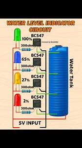 3K views · 21 reactions | WATER LEVEL INDICATOR CIRCUIT | 혗혰호혦혳혦혥 혉혺 혌혭혦혤혵혳혪혤혪혵혺 | Facebook