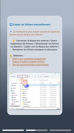 Comment synchroniser un disque dur externe avec son PC