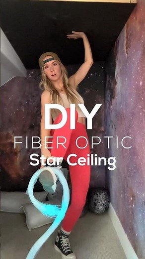 How to build your own Fiber Optic Star Ceiling #diy