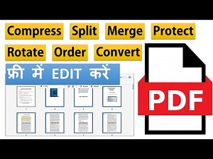 Quickest way to Merge, Split, Convert, Order , Protect your PDF file in seconds!