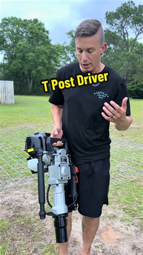 VEVOR gas powered fence post driver for quick fence building on large properties and homesteads #SummerVibes #tiktokshopspringglowup #vevor #vevorsuperbrandday #newdropsforyou