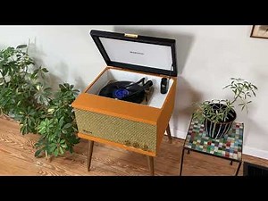 Vintage 1957 Magnavox High Fidelity Tube Record Player HiFi Consolette Restored by Jimmy O