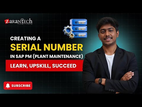 Creating a Serial Number in SAP PM (Plant Maintenance) | ZaranTech