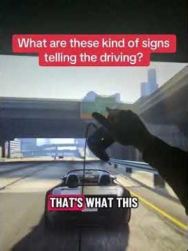 Make sure you recognize those GUIDE SIGNS and follow them so you get into the correct lane! #gta5