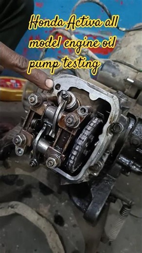Honda Activa all model engine oil pump testing