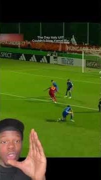 Lamine Yamal, 15 years old, is the very definition of insolence 😱 #lamineyamal #barcelona #italy ...