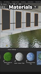 Making An Endless Liminal Poolroom In Blender (Timelapse) #shorts #blender #poolrooms