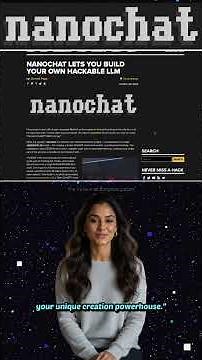 Meet NanoChat! #ai #chatgpt #automation