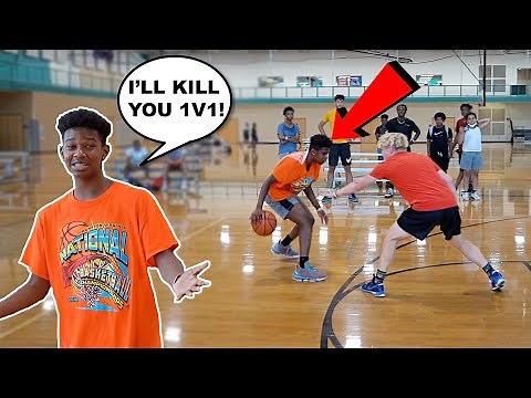 This Kid CALLED ME OUT! INTENSE 1v1 Basketball!