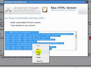 How To Place An Aweber Code On Your Landing Page