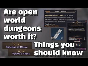 Open world dungeon guide | THRONE AND LIBERTY | Things you need to know before farming dungeons