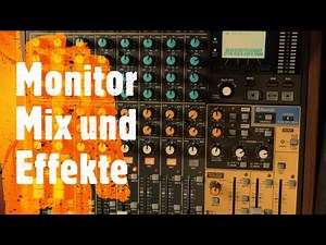 AshCreekStudios: Tascam Model 12 Tutorial AUX Wege und Effekte Teil 3