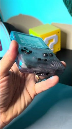 Game Boy Color com Pacote Full Mod. #retrogaming #nintendo #gameboy #gameboycolor #gbc #nitendo