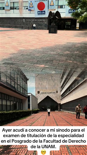 Examen de titulación en Posgrado de Derecho UNAM