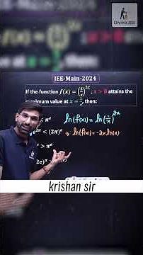 Must-Solve JEE Maths PYQ | Rank Booster Question By Krishan Sir (IIT ROOPAR)