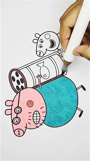 Peppa Pig Drawing for kids, 409 #drawing #peppapig #peppapigcoloring #peppapigdrawing #coloring