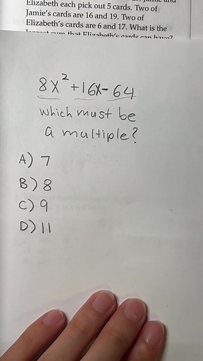 MIDDLE SCHOOL MATH CHALLENGE – 6TH GRADE QUESTION Middle school math 🤷‍♀️ Can you solve this 6th grade question? Test your skills and see if you remember what you learned in school! 🧠 #can #todo #6 #6th #grade #math #school #sat #education #studytok | The math tutor