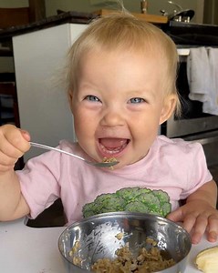 564K views · 10K reactions | Bridgette’s crazy about breakfast! 殺 | Plant Based Gabriel | Facebook