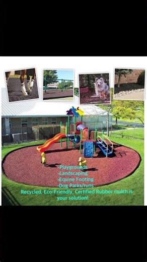 Rubber mulch is a smart and stylish way to upgrade your landscaping. #yardlandscaping