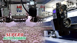 🔥SWM Super-9 Auto Bobbin Changer 64 Head Embroidery Machine High Speed 1800 RPM with Sequins & Boring 👉 The SWM Super-9 Auto Bobbin Embroidery Machine is designed for next-level precision and productivity. With a super high speed of 1800 RPM, this machine delivers exceptional performance for commercial embroidery operations. Its advanced Sequin with Boring capability ensures clean, accurate, and beautifully finished designs—perfect for high-quality fashion, apparel, and decorative production. 
