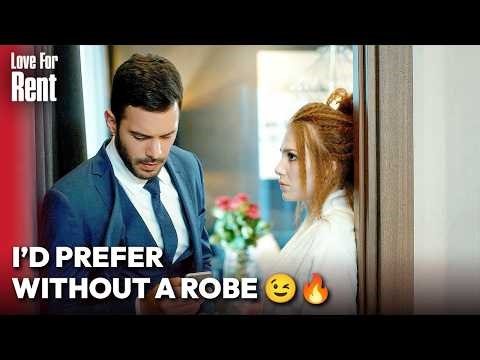 Defne Got Caught in a Robe! 😳 | Love For Rent | English Subtitles | Kiralik Ask