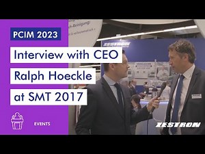 Video interview with CEO Ralph Hoeckle at SMT Hybrid & Packaging 2017