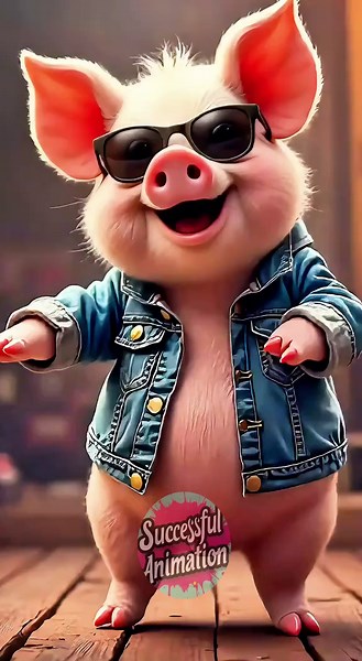 Pig Dance on Motorcycle: A Fun Performance