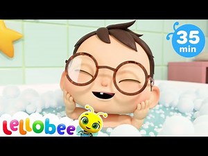 Splish and Splash - Baby Bath Song | Nursery Rhymes with Subtitles