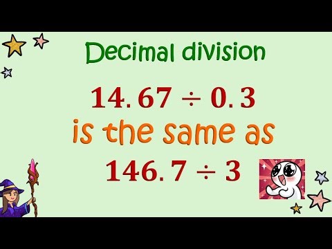 Division of decimal numbers. Primary and Low Secondary.
