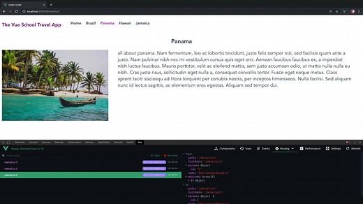 How to rerender components when vue router params changes