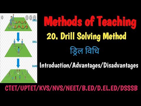 Drill Method/Methods of Teaching/Drill Method of Teaching