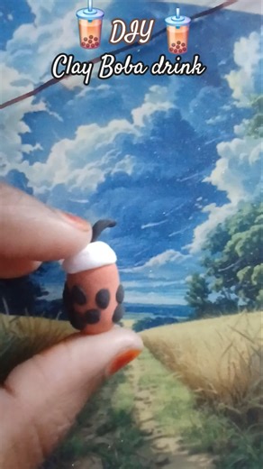 DIY realistic boba with super clay🧋🧋.#diy #shorts #viralshort #foryou.