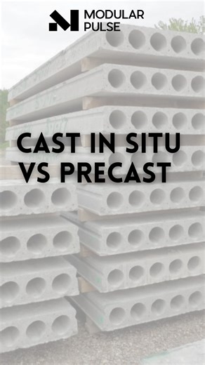 Roshan🔹Modular Pulse | Here I am showing you the difference between traditional construction and precast concrete construction. Decide for yourself! If you want... | Instagram