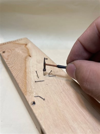 DIY Tutorial Video Miniature Hammer 🔨 👷‍♂️🤝🤩 Using Barbecue Stick and toothpick 🍖🦷🪥 "A father’s love is like a sturdy hammer, shaping our lives with strength and precision, even if we don't always see the work." #MiniatureArt #dioramaartist #miniaturequotes #miniatureartwork #fyp #everyone #dioramaart #filipino #miniature #DIY #diorama #MiniatureCraftsandArt | Miniatures crafts & Art