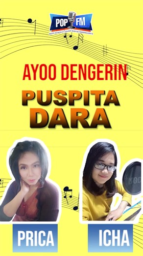 Pop Mania featuring Puspita Dara with Prica and Icha at Radio POP FM