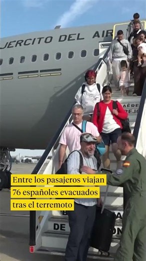 El avión militar español enviado a Venezuela regresa a Madrid con 96 repatriados