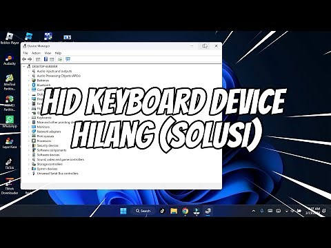 HID Keyboard Device Hilang atau Tidak Muncul di Device Manger (SOLUSI)