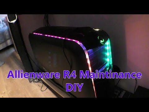 Allienware Aurora R4 CPU and GPU Cleaning,Change Thermal Paste,Part 2