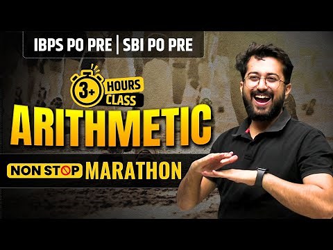 🔥 Arithmetic Marathon | Quant Marathon | IBPS PO Pre 2023 | SBI PO Pre 2023 | Aashish Arora