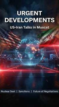 US–Iran Talks in Muscat: Diplomatic Breakthrough or Another Long Road? #BreakingNews #usiran