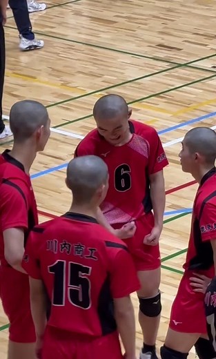 かっこよくて可愛い#原囿 愁穂#川内商工 #バレーボール #完璧 @原囿愁穂