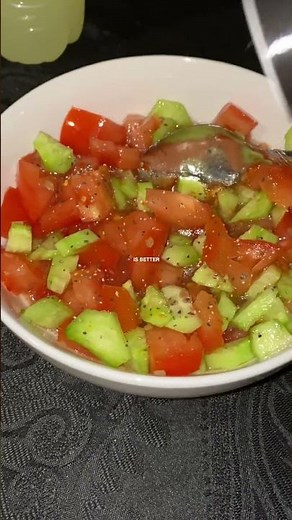Quick & Healthy Cucumber Tomato Salad! No Cooking Needed!