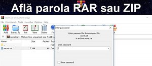 How to find the password for RAR or ZIP passwords