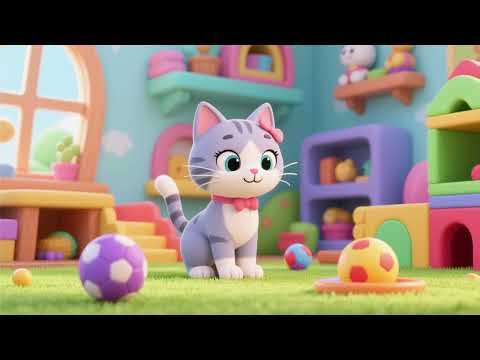 Cece’s Kitty Cat Playtime Adventure 🐱🎀 | Nursery Rhymes & Kids Songs