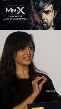 ஆர்யா தான் சொன்னார் l Mr X Movie Trailer Launch #shortsfeed
