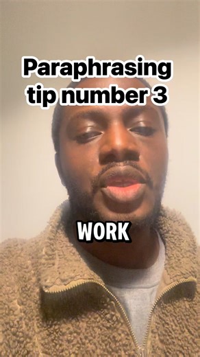 Paraphrasing tip for academic writing #studyabroad | Academy of Scholarships and Transitions