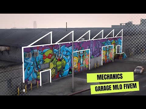 Mechanics Garage mlo fivem | Interior & map for Roleplay | FiveM mlo shop
